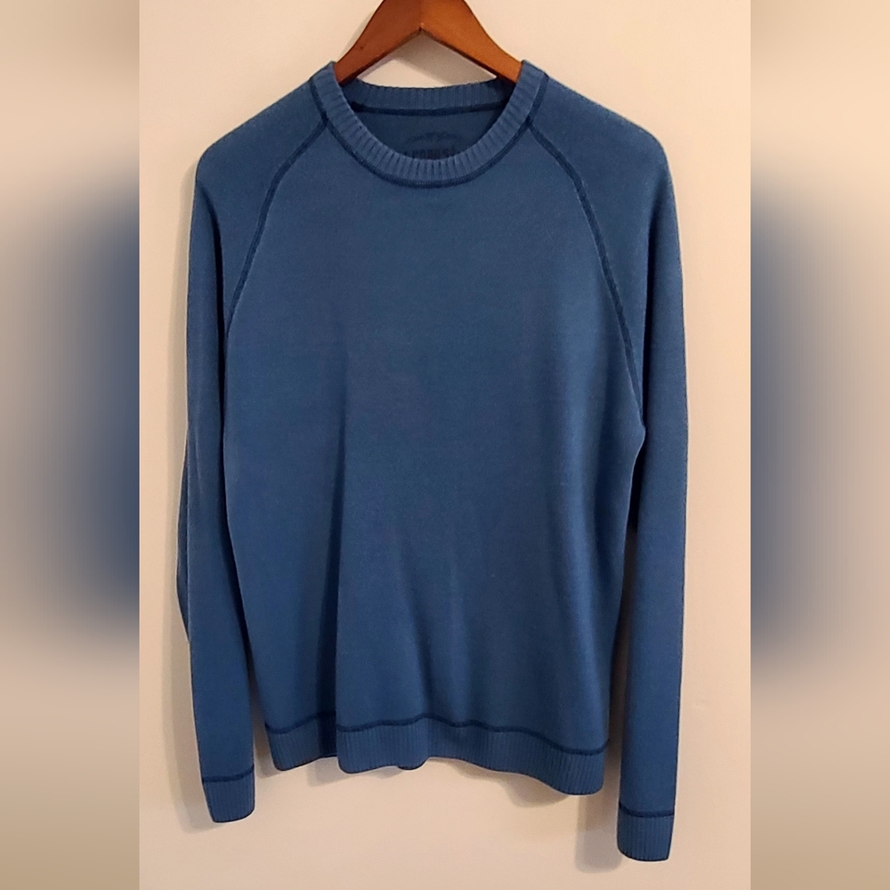 Aeropostale Men's Classic Blue Crewneck Sweater